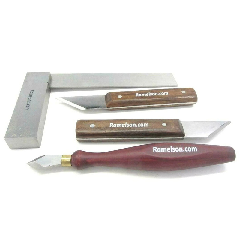 Carpenters Marking, Striking Knives and 6" Engineer Square